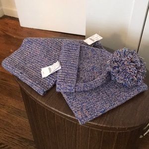 J. Crew Girls size XL matching beanie and snood